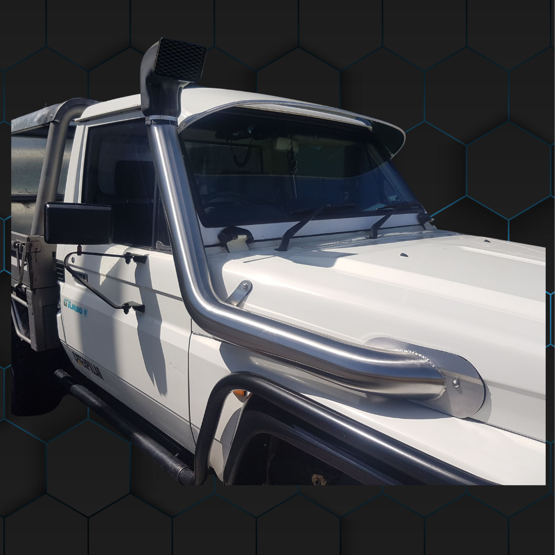 Toyota Landcruiser HDJ/HZJ70 Series 4" Stainless Steel Snorkel - Factory Replacement Kit