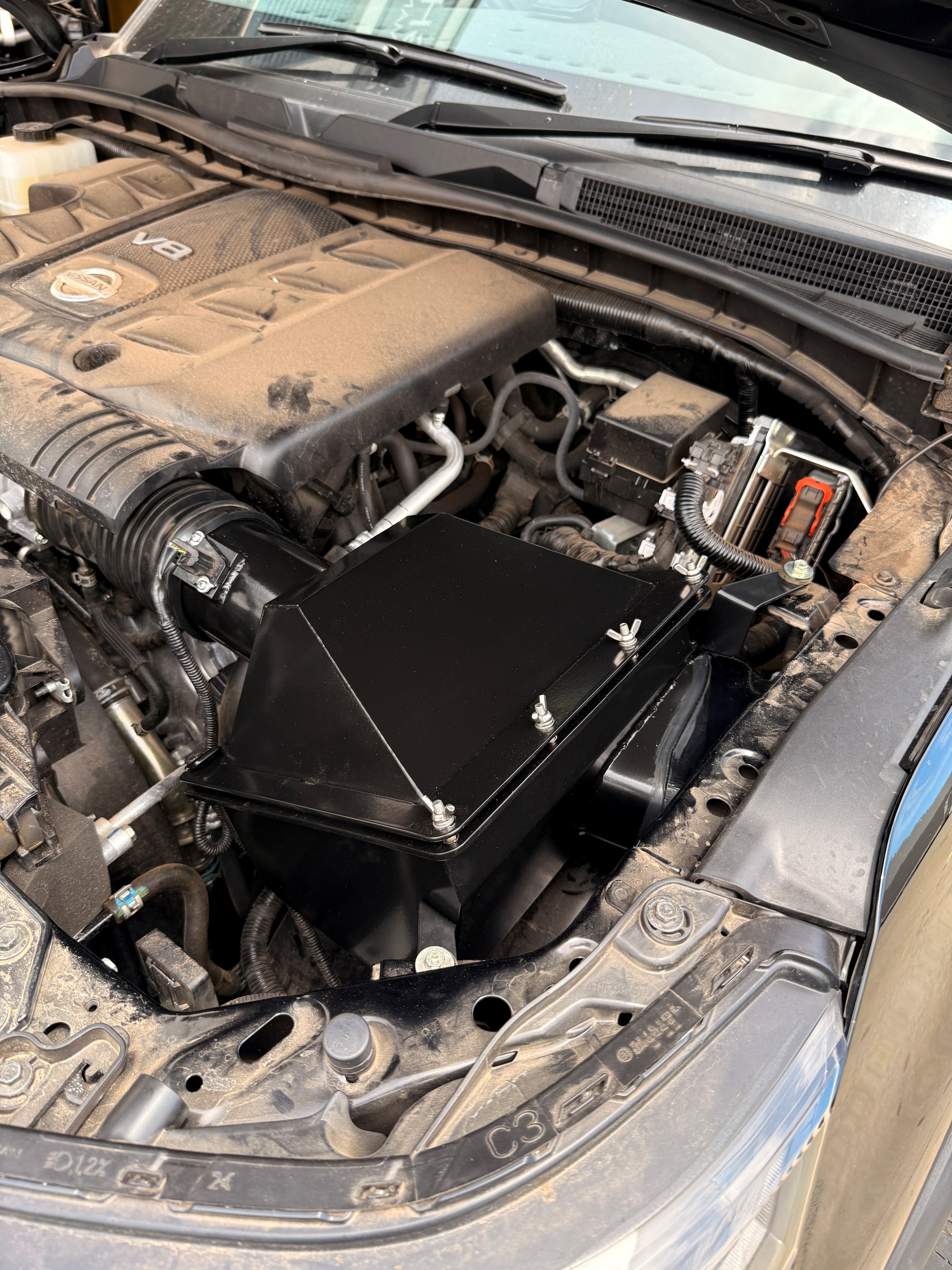 Nissan Y62 Patrol Stainless Steel Airbox Kit