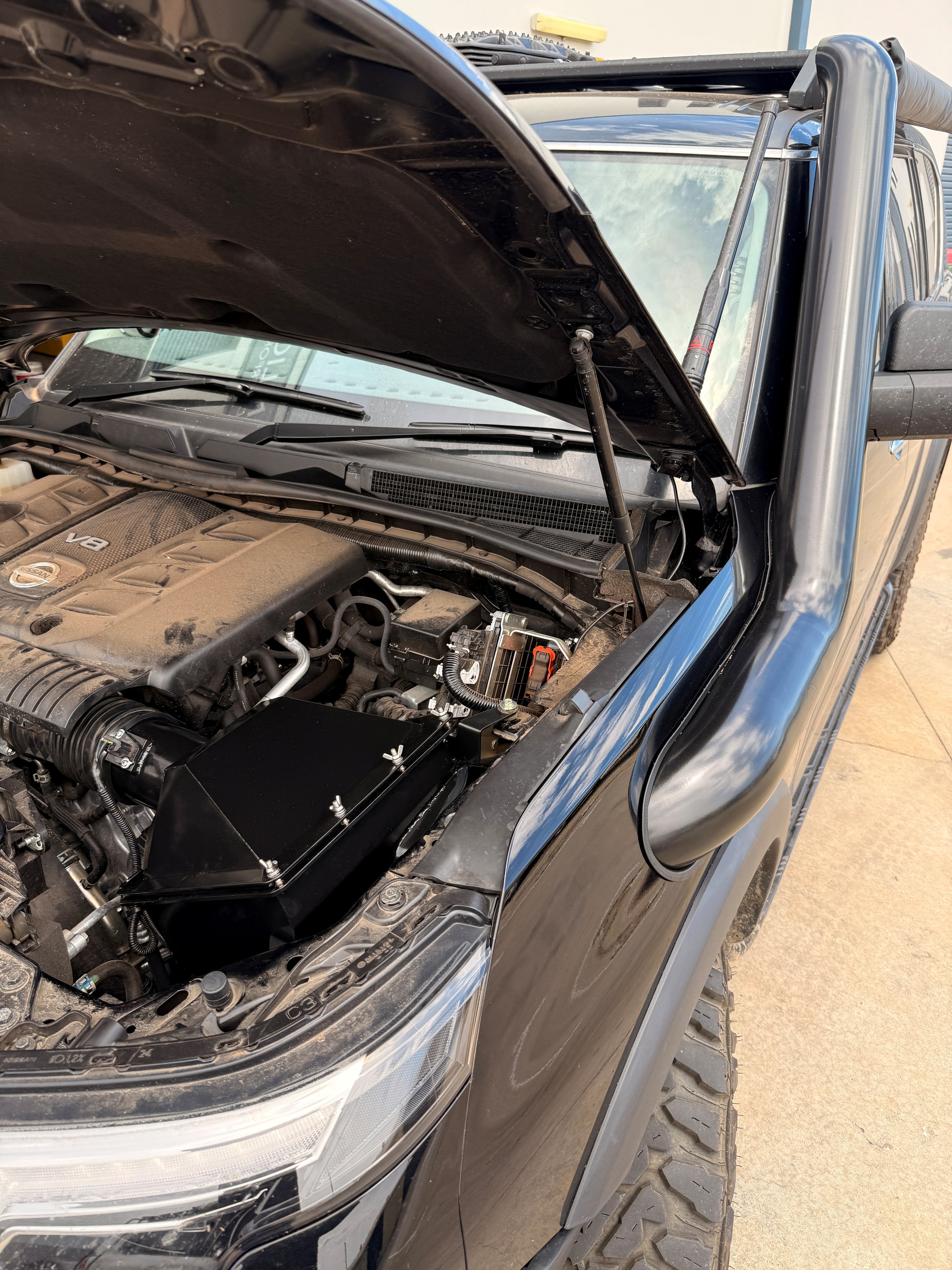 Nissan Y62 Patrol Stainless Steel Airbox Kit