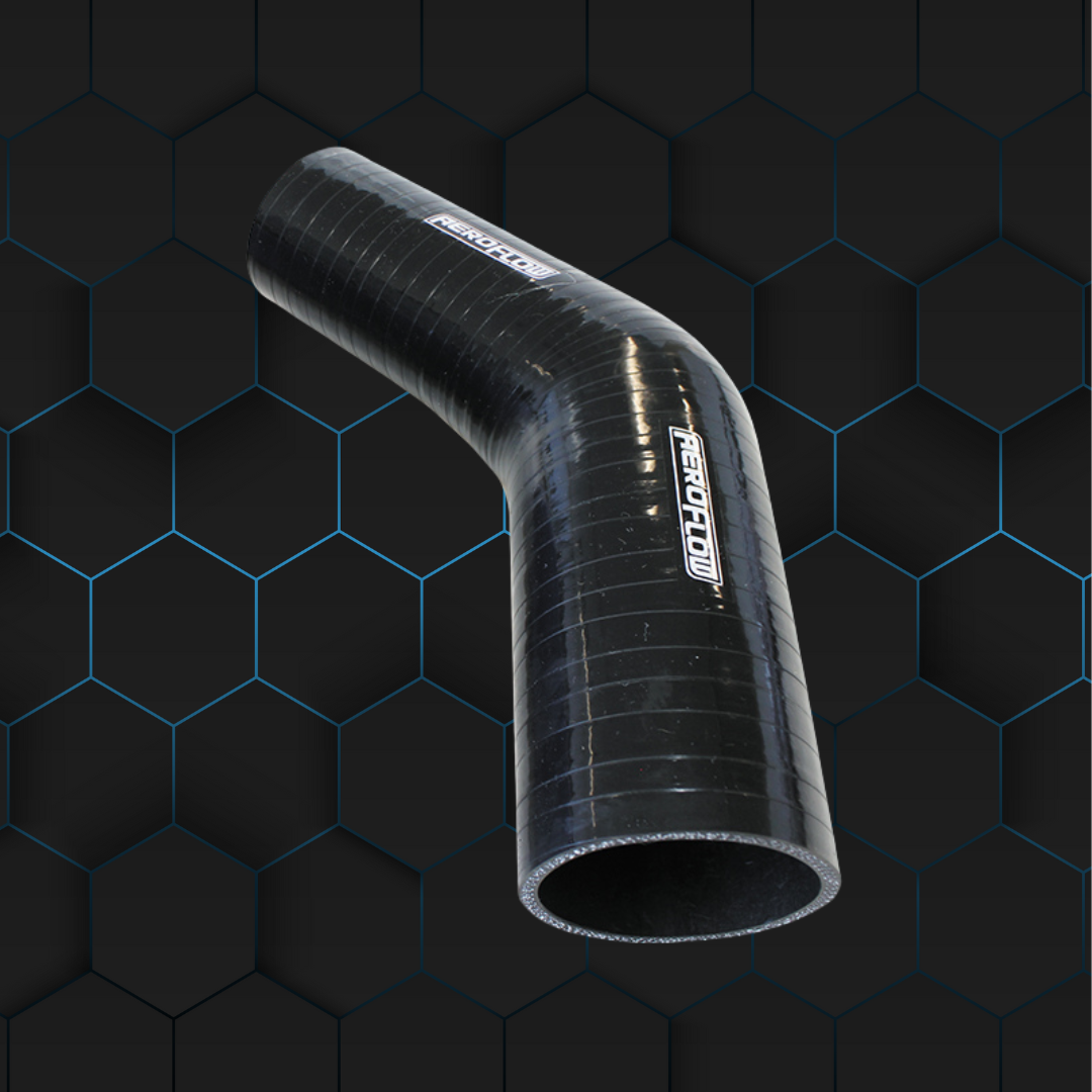 Aeroflow 45° Silicone Reducer - Black