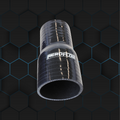 Aeroflow Straight Reducer Silicone - Black