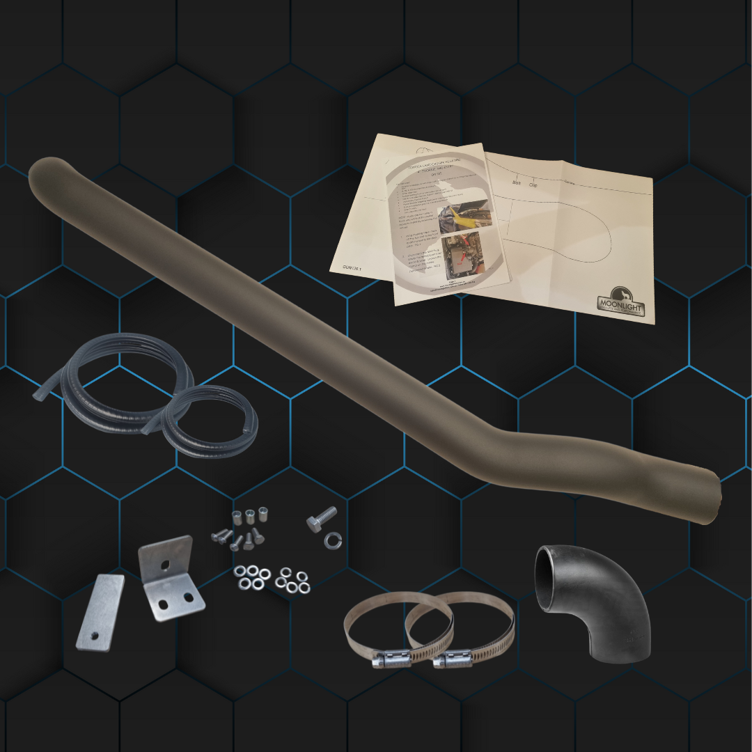 Toyota Hilux N80 4" Mid Entry Stainless Steel Snorkel