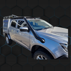 Isuzu Dmax 2020-2025 4" Mid Entry Stainless Steel Snorkel