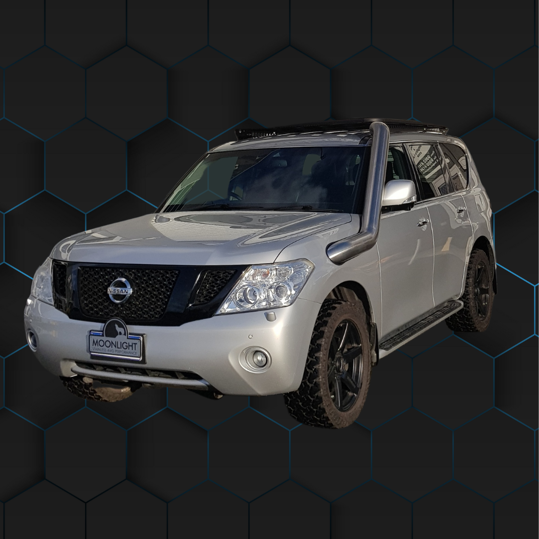 Nissan Y62 Patrol 2010-2021  5" Stainless Steel Snorkel Kit