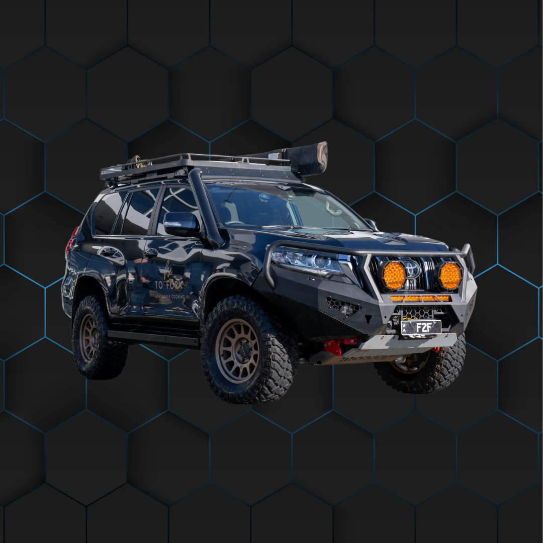 Toyota Landcruiser Prado 150 Series 4" Stainless Steel Snorkel Kit