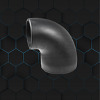 Rubber 90 Degree Elbow - Black