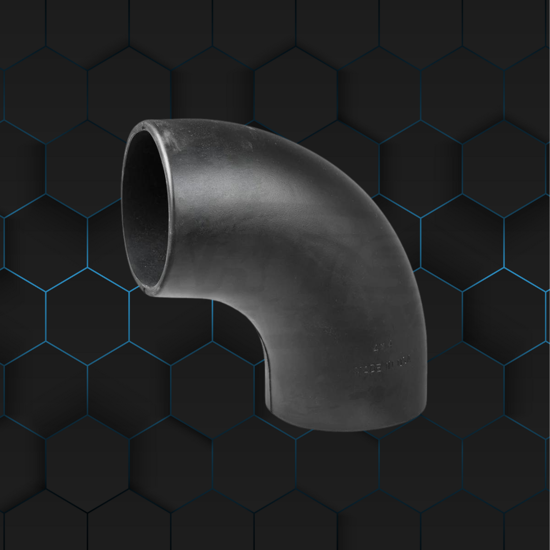 Rubber 90 Degree Elbow - Black