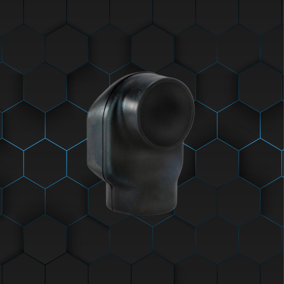 Rubber Cobra Head - Black