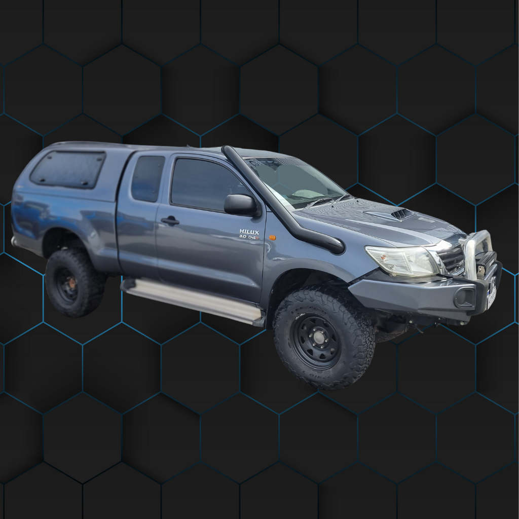 Toyota Hilux N70 4" Stainless Steel Snorkel - Mid Entry
