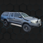 Toyota Hilux N70 4" Stainless Steel Snorkel - Mid Entry
