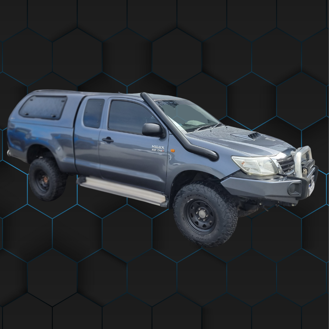 Toyota Hilux N70 4" Stainless Steel Snorkel - 3/4 Entry