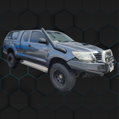 Toyota Hilux N70 4" Stainless Steel Snorkel - 3/4 Entry