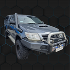 Toyota Hilux N70 4" Stainless Steel Snorkel - Mid Entry