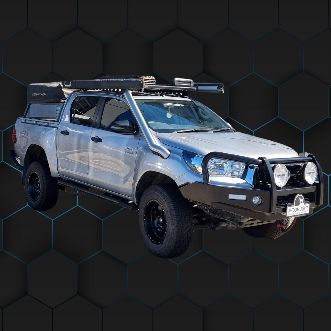 Toyota Hilux N80 4" Mid Entry Stainless Steel Snorkel