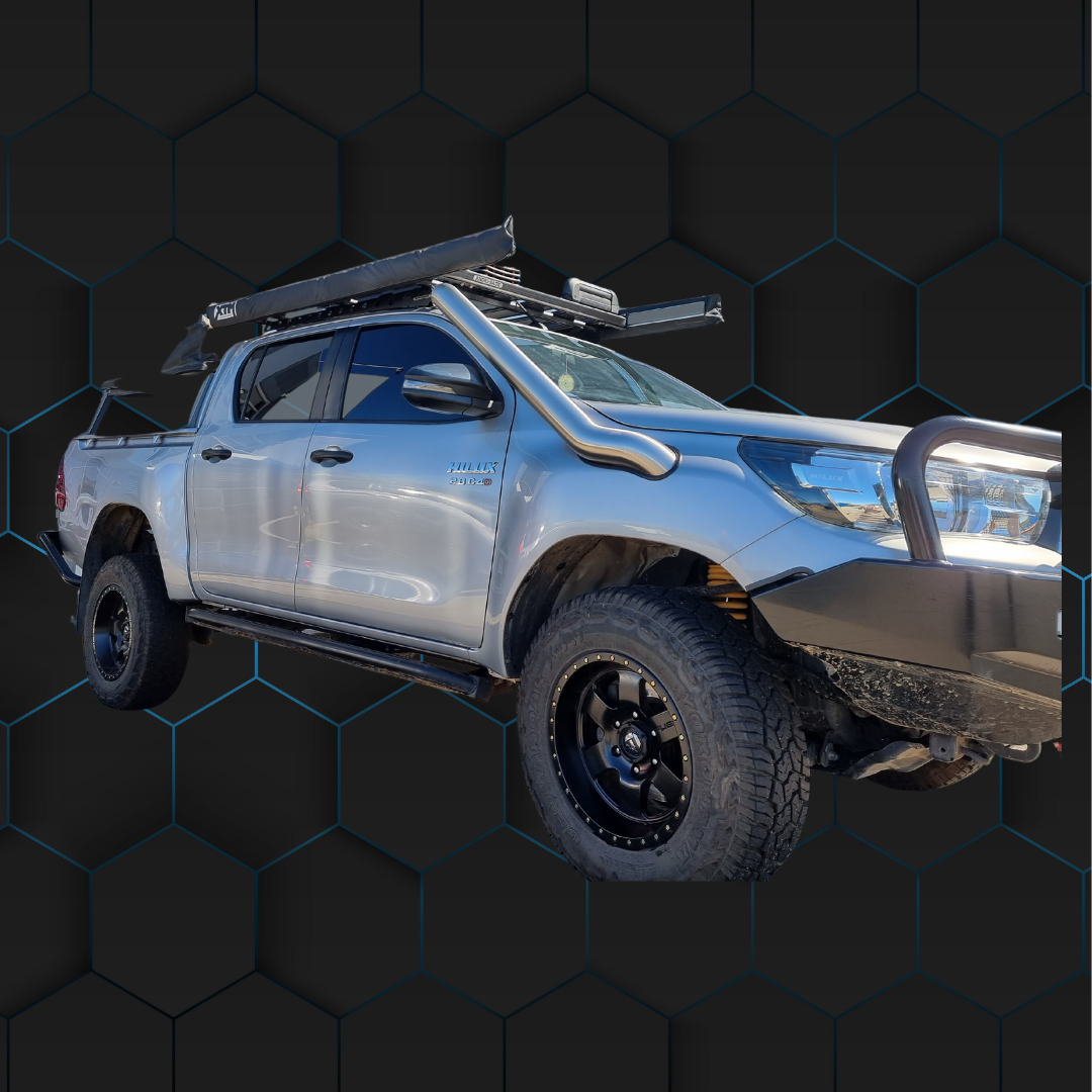 Toyota Hilux N80 4" Mid Entry Stainless Steel Snorkel