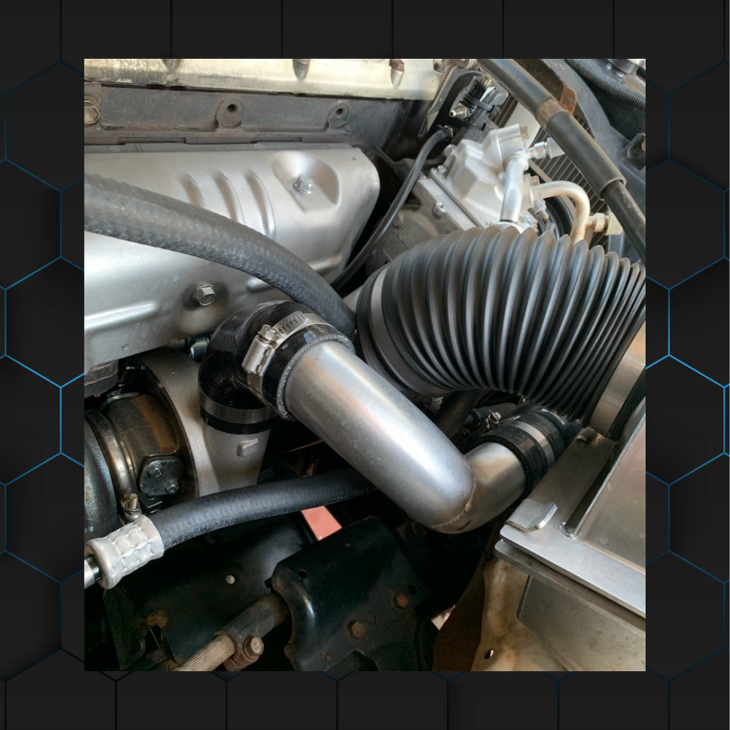 Toyota Landcruiser 100/105 Series Front Mount Intercooler 'Work Around' Pipe Kit