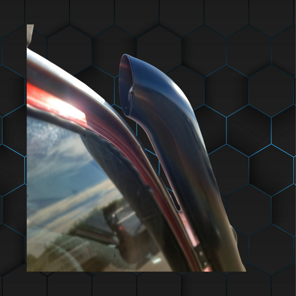 Toyota Landcruiser 80 Series 4" Stainless Steel Snorkel-Mid Entry