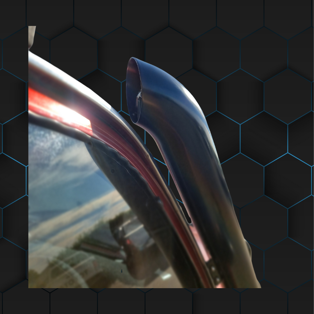 Toyota Landcruiser 80 Series 4" Stainless Steel Snorkel-Mid Entry