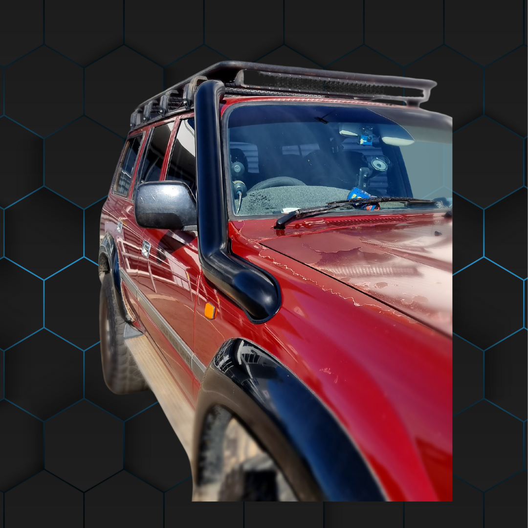 Toyota Landcruiser 80 Series 4" Stainless Steel Snorkel-Mid Entry