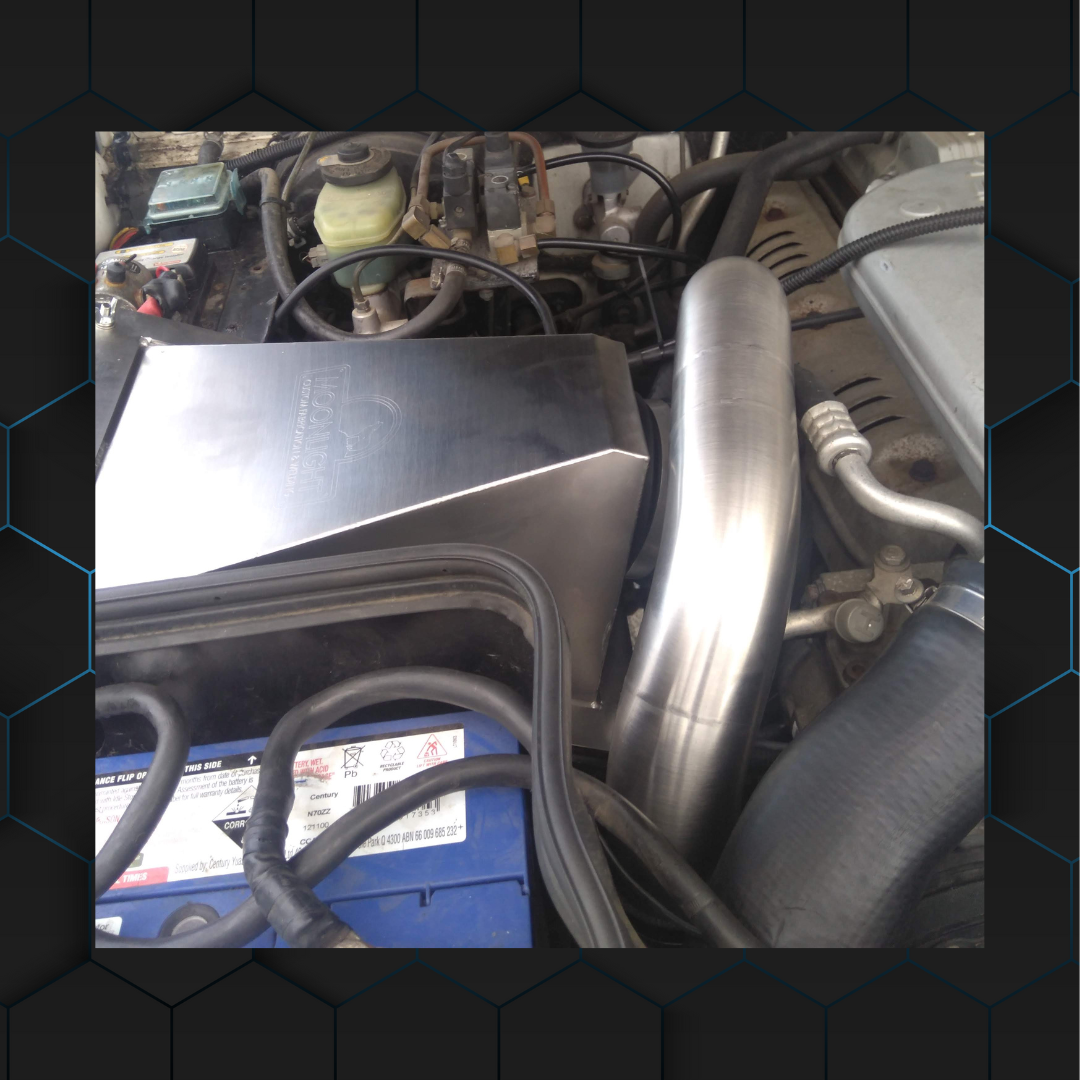 Toyota Landcruiser 80 Series Safari Front Mount Intercooler Hot Side Pipe