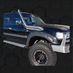 Toyota Landcruiser 80 Series 4" Stainless Steel Snorkel- Safari Replacement