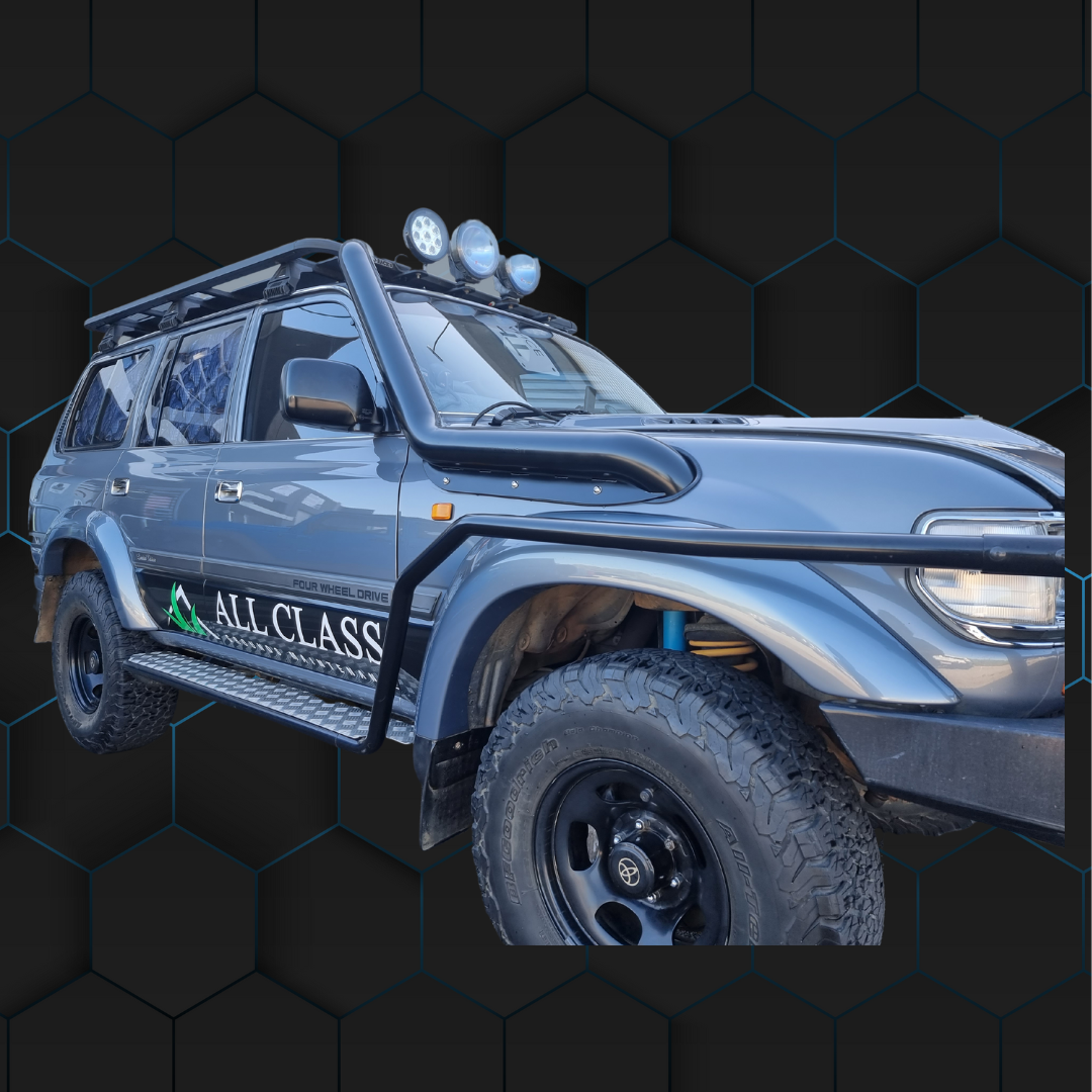 Toyota Landcruiser 80 Series 4" Stainless Steel Snorkel- Safari Replacement