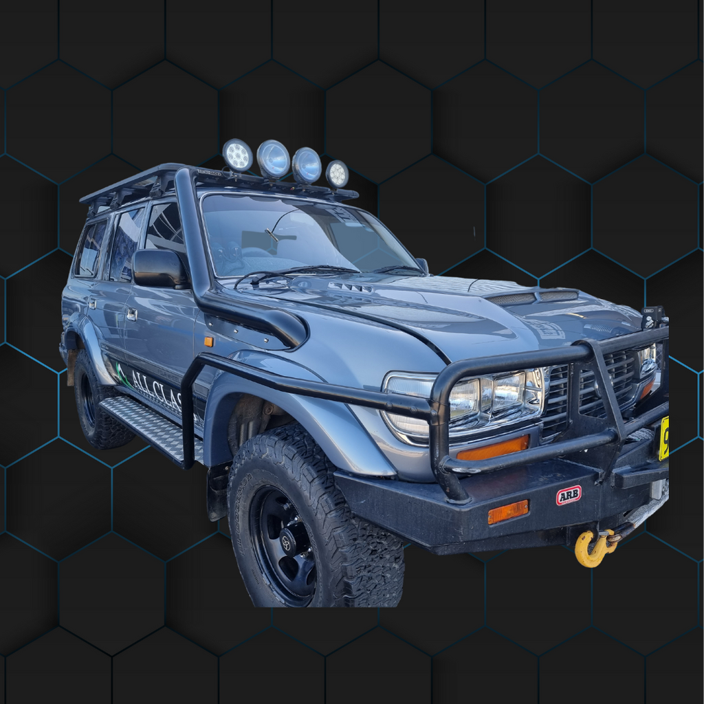 Toyota Landcruiser 80 Series 4" Stainless Steel Snorkel- Safari Replacement