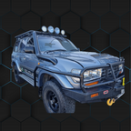 Toyota Landcruiser 80 Series 4" Stainless Steel Snorkel- Safari Replacement