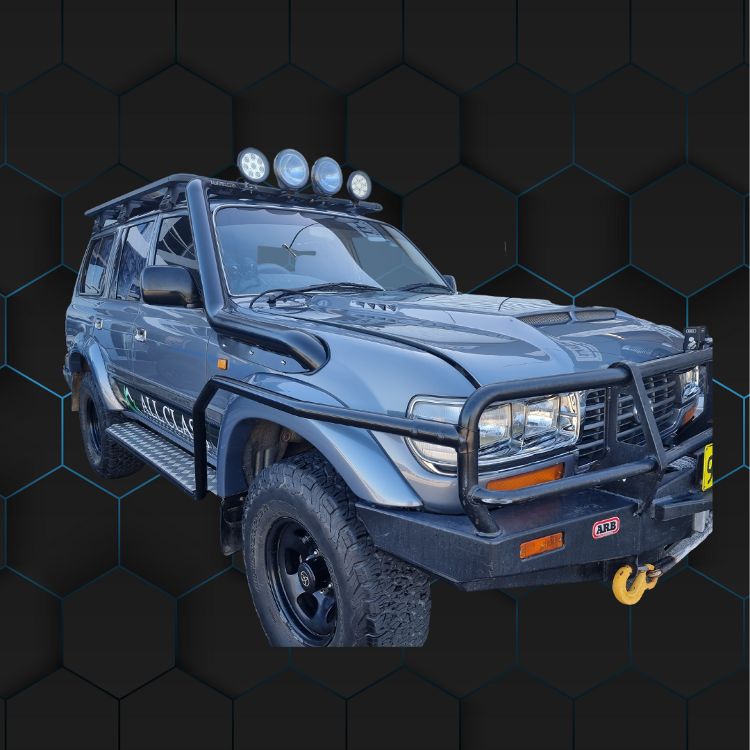 Toyota Landcruiser 80 Series 4" Stainless Steel Snorkel- Safari Replacement