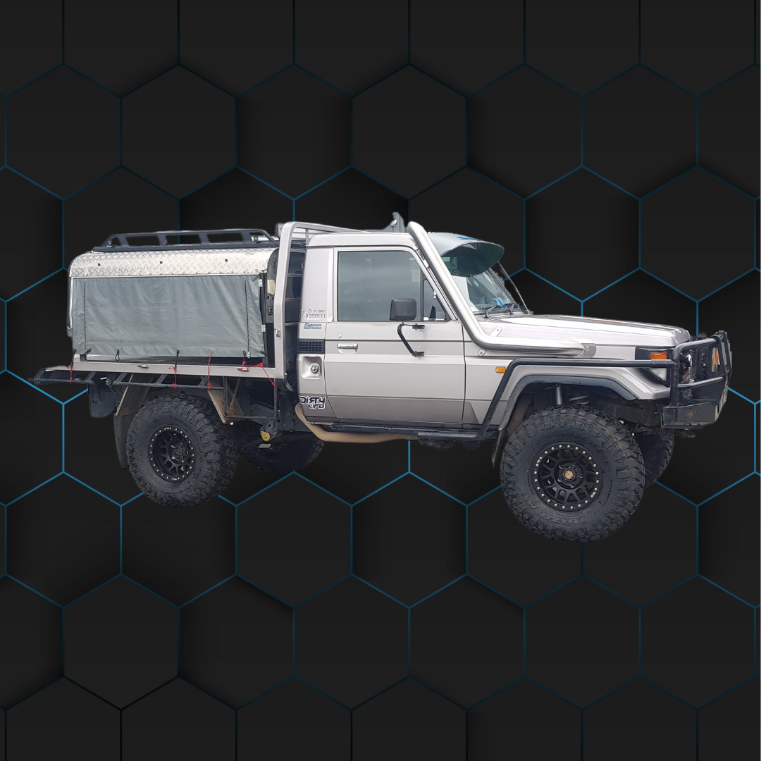 Toyota Landcruiser HDJ/HZJ70 Series 4" Stainless Steel Snorkel - Factory Replacement Kit