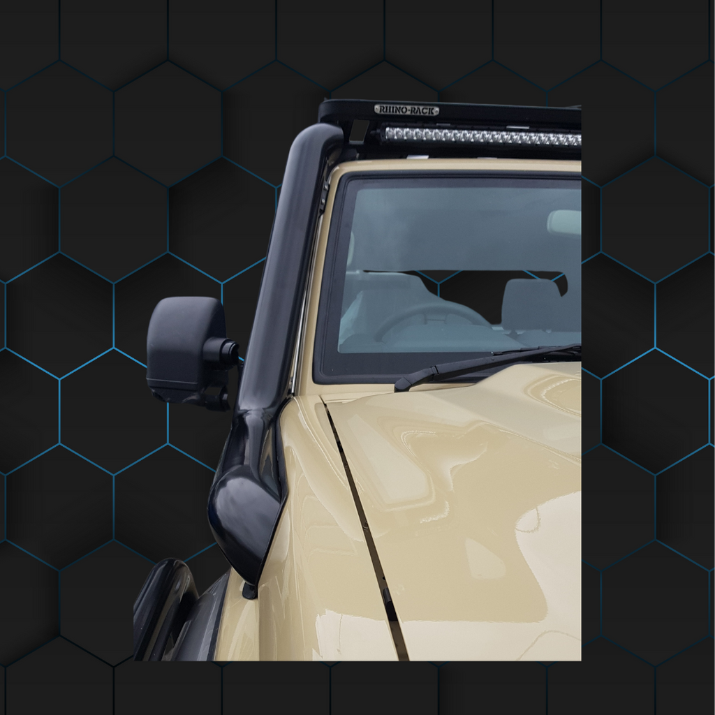 Toyota Landcruiser VDJ70 Series - Pre Facelift 4" Cut In Stainless Steel Snorkel- Factory Replacement