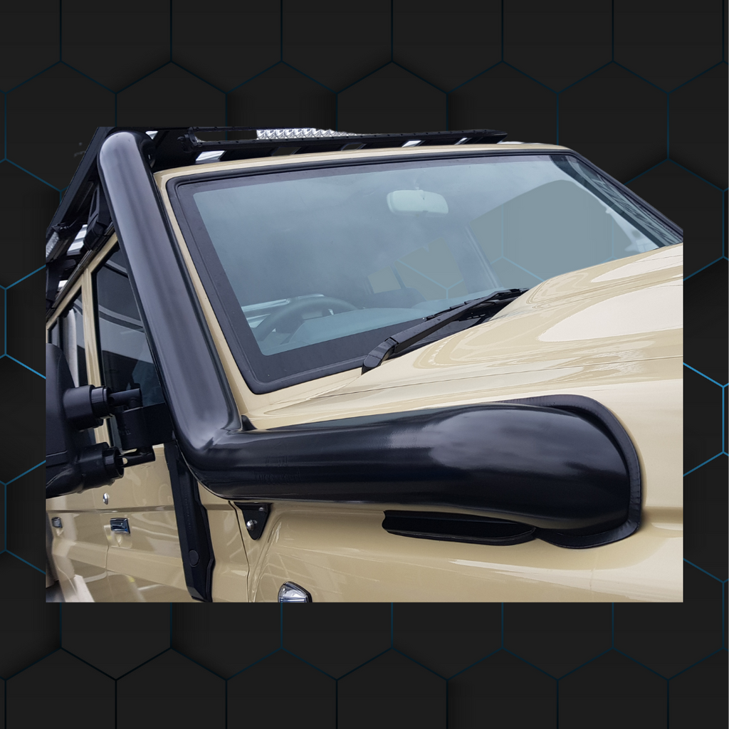 Toyota Landcruiser VDJ70 Series - Pre Facelift 4" Cut In Stainless Steel Snorkel- Factory Replacement
