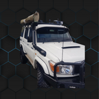 Toyota Landcruiser VDJ70 Series - Pre Facelift 4" Cut In Stainless Steel Snorkel- Factory Replacement